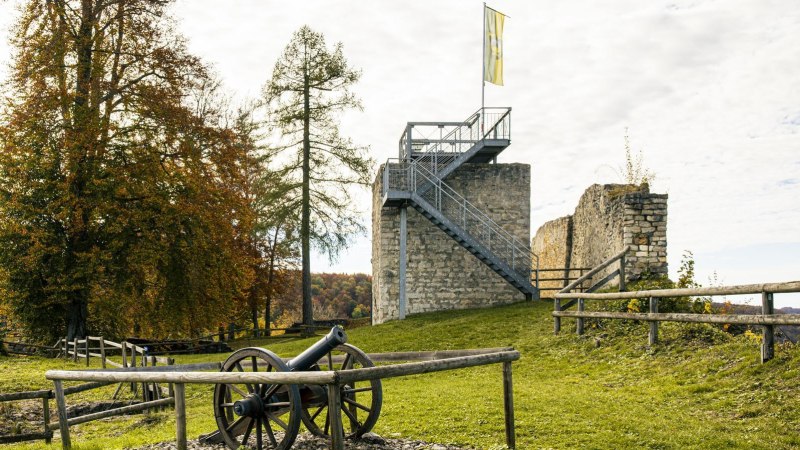 Burgruine Hiltenburg, Bad Ditzenbach, © SMG, Sarah Schmid