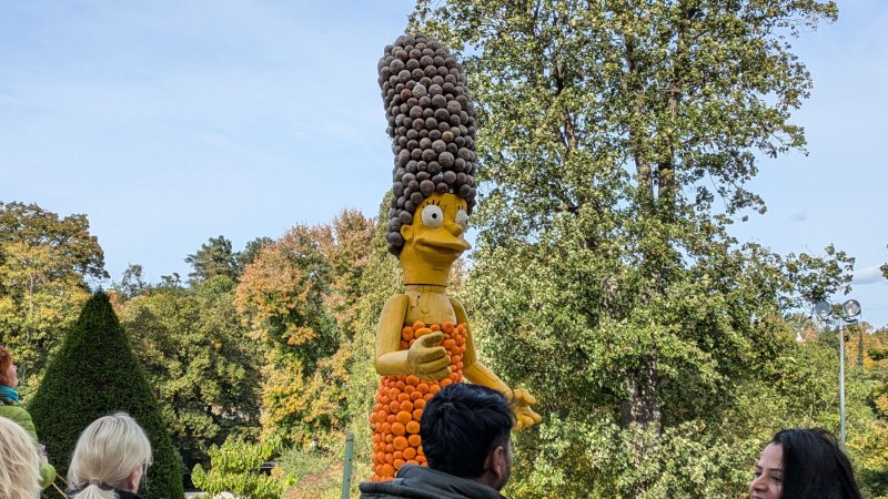 Marge Simpson Kürbisausstellung, © SMG