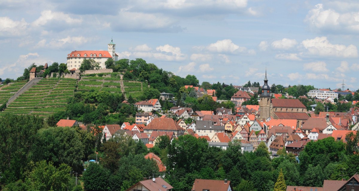 Blick auf Schloss Kaltenstein und Vaihingen an der Enz, © Stadt Vaihingen an der Enz