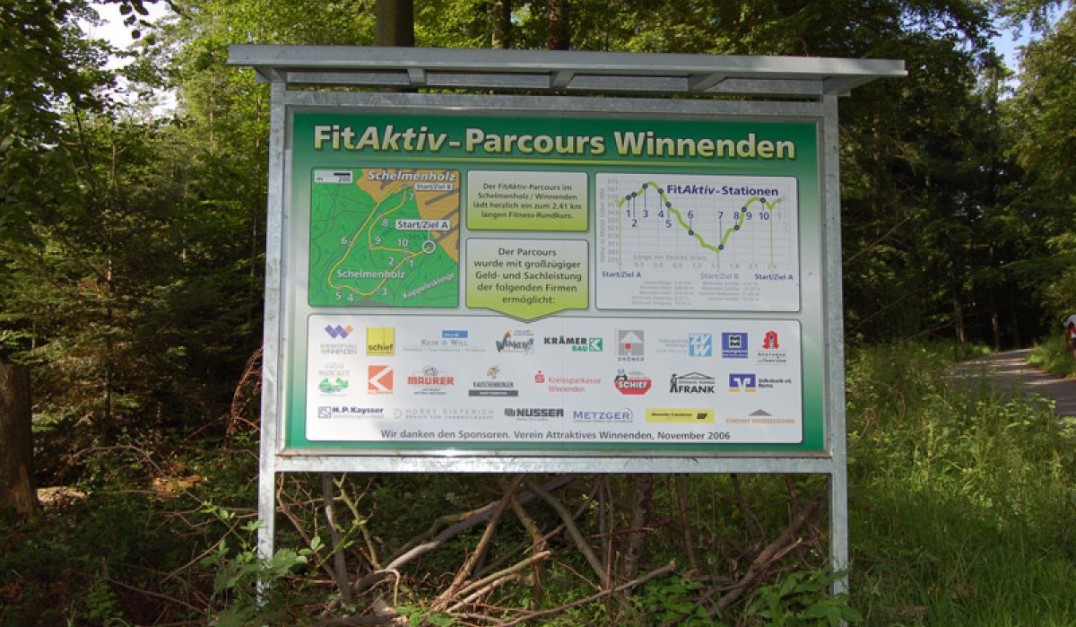 FitAktiv-Parcours Winnenden, © Winnenden - Stuttgart-Marketing GmbH