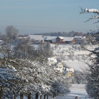 Der Tachenhäuser Hof im Winter, © HFWU