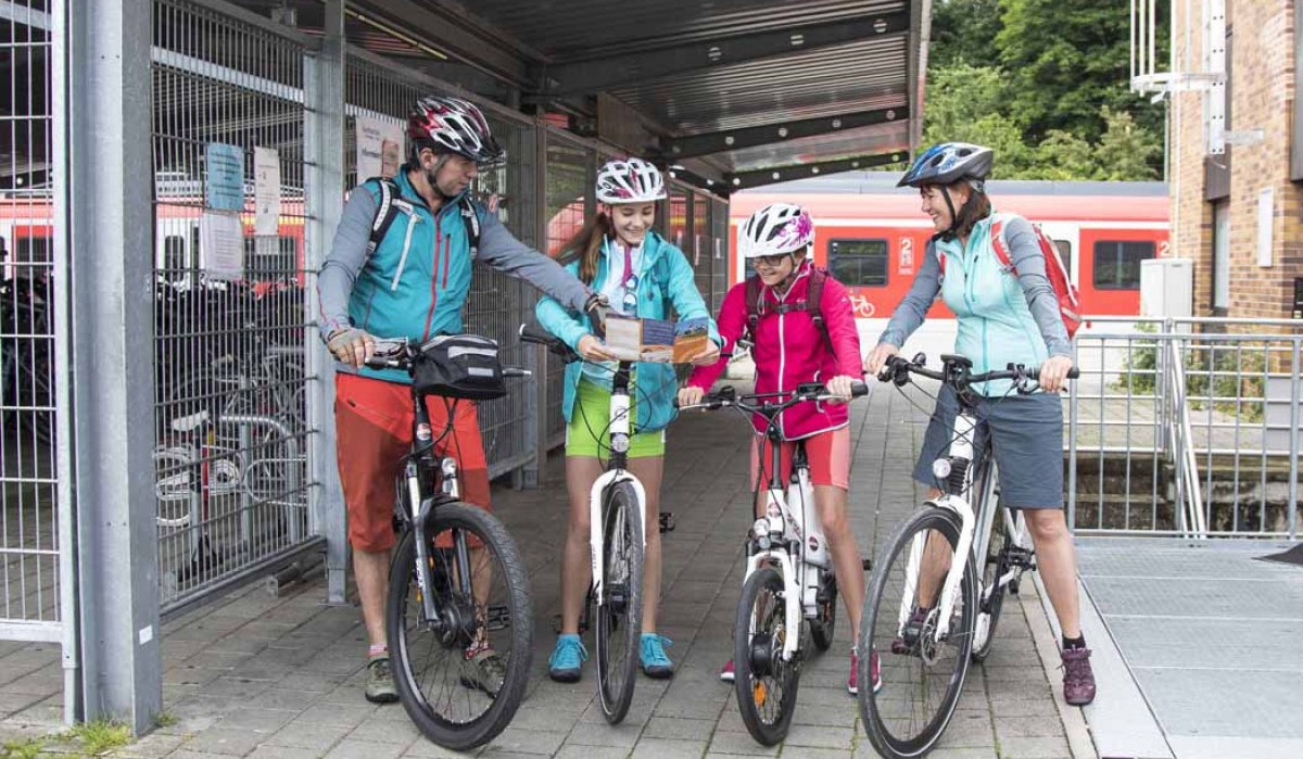 Perfekter Start und Endpunkt: der Kirchheimer Bahnhof, © Schwäbische Alb Tourismusverband e.V.