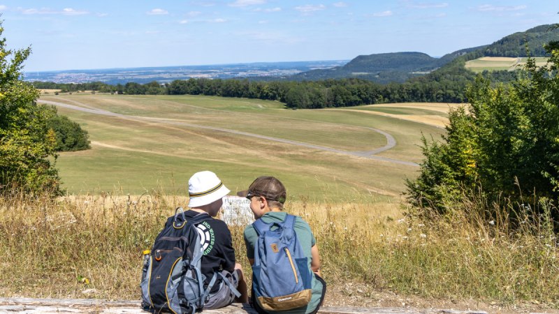 Aussichtspunkt auf Start und Landebahn Segelflugplatz Hornberg, © Foto Thomas Zehnder