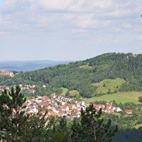 Blick auf die Ruine Rechberg, © Foto: Frieder Kopper