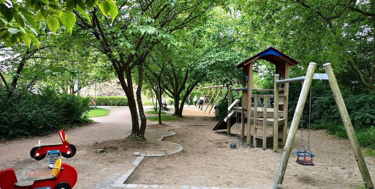 Der erlebnisreiche Spielplatz auf der Burg, © EST