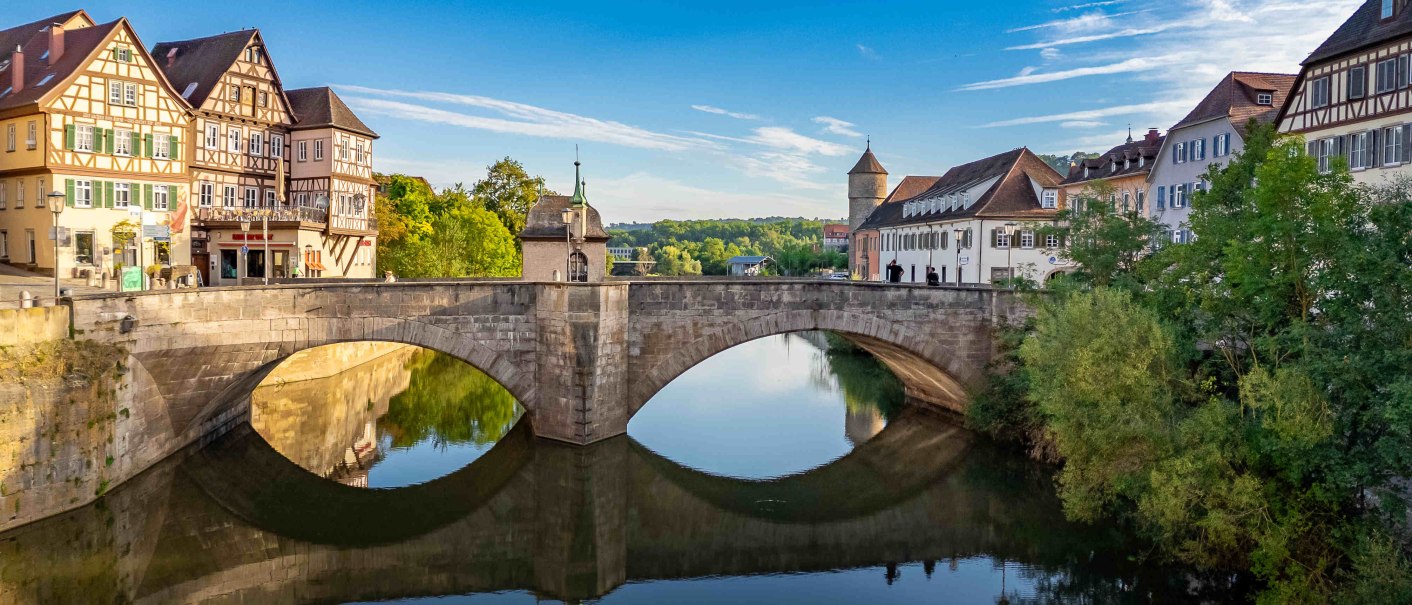 Schwäbisch Hall Henkersbrücke, © Michael Kühneisen