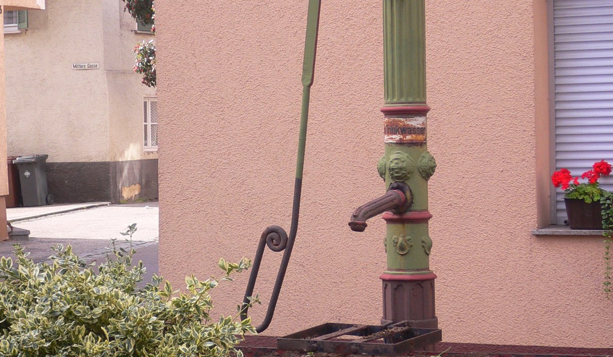 Pump-Brunnen, © Land der 1000 Hügel - Kraichgau-Stromberg