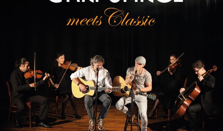 Simon & Garfunkel Tribute meets Classic- Duo Graceland mit Streichquartett & Band, © Graceland