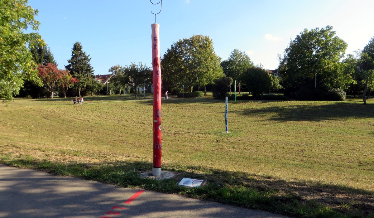 9. Längengrad Ost im Grünzug Nebelloch, © Schwäbischer Albverein, Ortsgruppe Böblingen