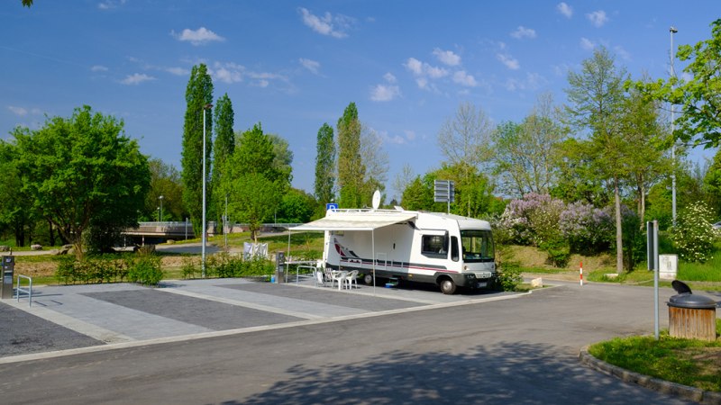 Wohnmobilstellplatz Waiblingen, Ankerplatz in der Talaue, © WTM GmbH Waiblingen