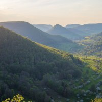 Blick vom Aussichtspunkt Dreikaiserberge-Blick, © SMG, Achim Mende