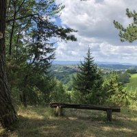 Aussichtsbank mit Blick auf Wißgoldingen, © Touristik und Marketing GmbH