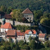 Burg Maienfels Luftaufnahme, © FVG Schwäbischer Wald