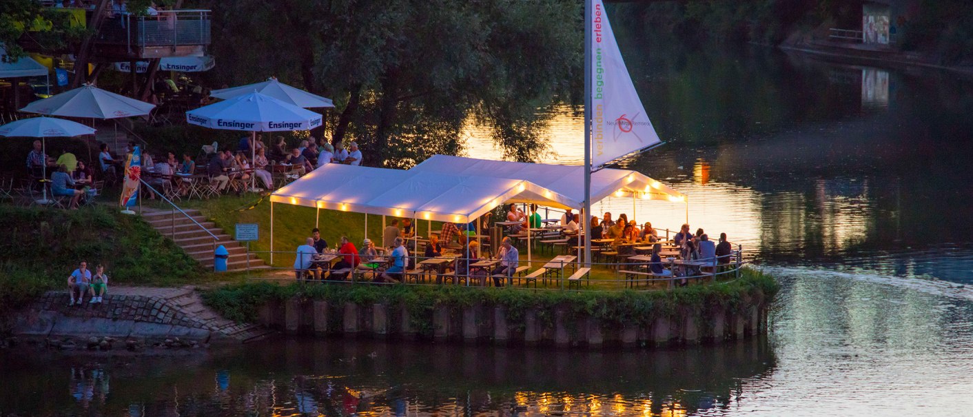 Bootshaus am Hechtkopf am Abend, © Stuttgart-Marketing GmbH, Achim Mende