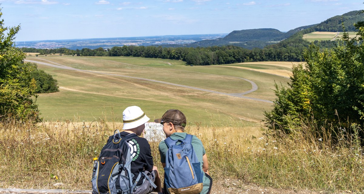 Aussichtspunkt auf Start und Landebahn Segelflugplatz Hornberg, © Foto Thomas Zehnder