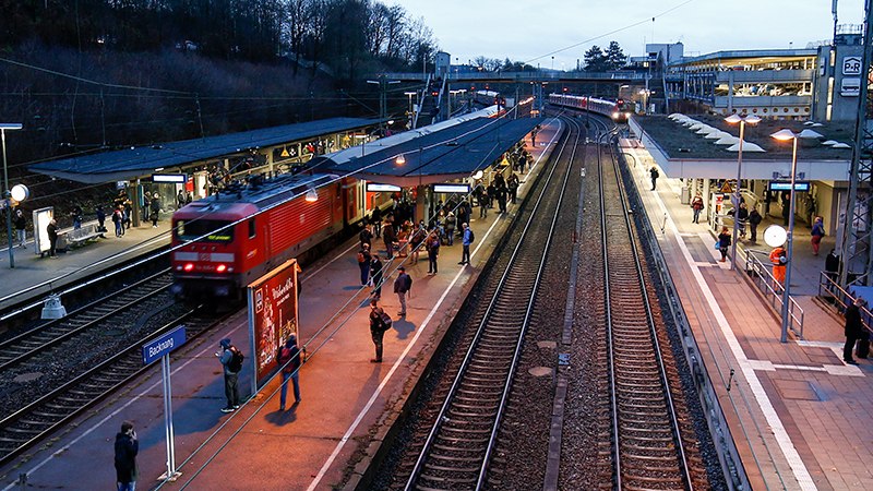 Bahnhof Backnang, © Alex Becher