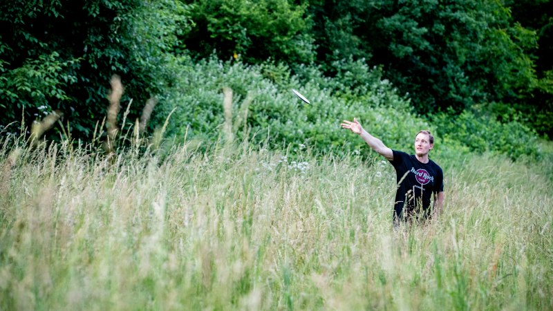 Discgolf im Grünen, © Benjamin Lau