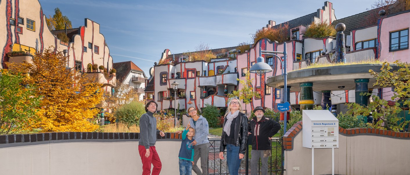 Hunderwasser-Wohnhaus Plochingen, © Bildergalerie Attilla