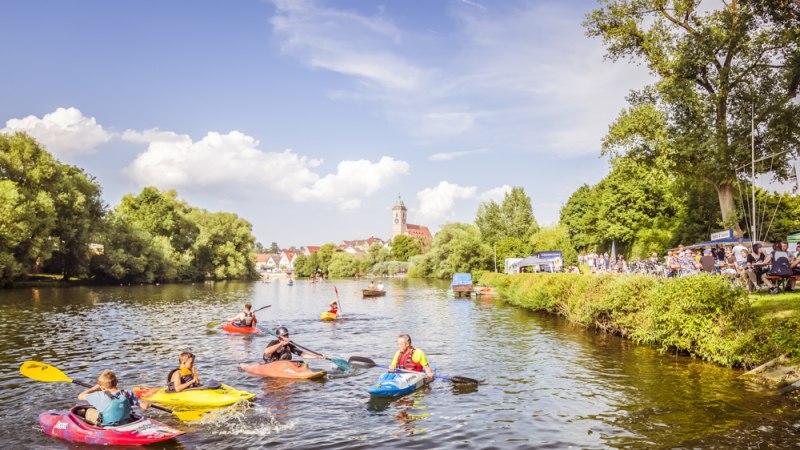 Sportangebote auf dem Neckar, © 8pm.de/ D. Jüptner