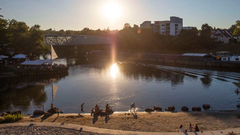 Neckarstrand in Remseck, © Stuttgart-Marketing GmbH, Achim Mende