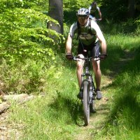 Mountainbiker in Hohenlohe, © Touristikgemeinschaft Hohenlohe, Künzelsau / Querfeldeinkurbler