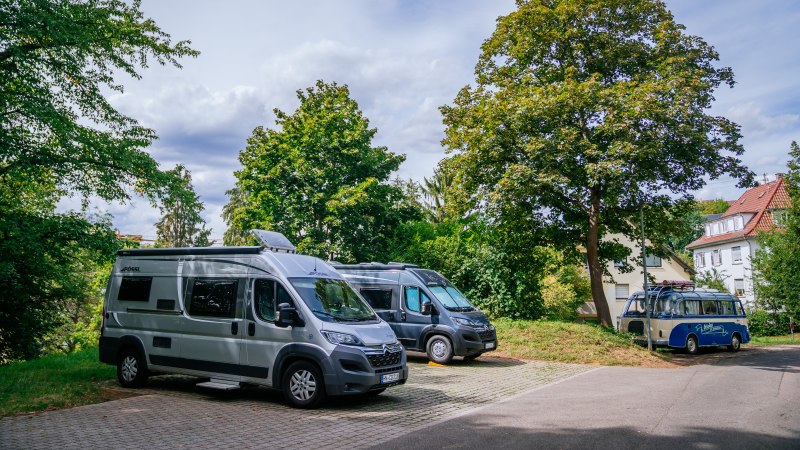 Wohnmobilstellplatz Äußerer Burgplatz Esslingen a. N., © Stuttgart-Marketing GmbH, Thomas Niedermüller