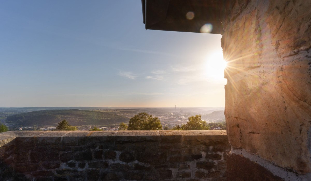 Abendstimmung auf dem Plochinger Albvereinsturm, © Martina Denker