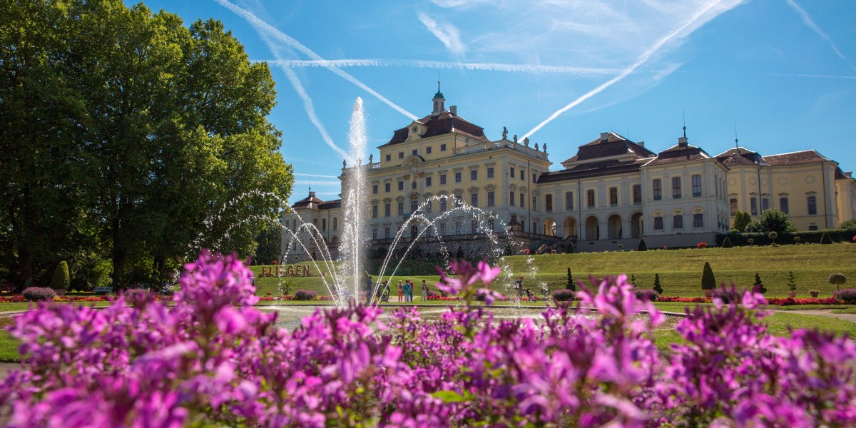 Blütenpracht vorm Schloss, © Stuttgart-Marketing GmbH, Achim Mende