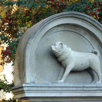 Das Mopsdenkmal in Winnenden