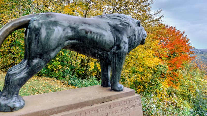 Gerlinger Löwe auf dem Schlossberg, © SMG, Martina Denker