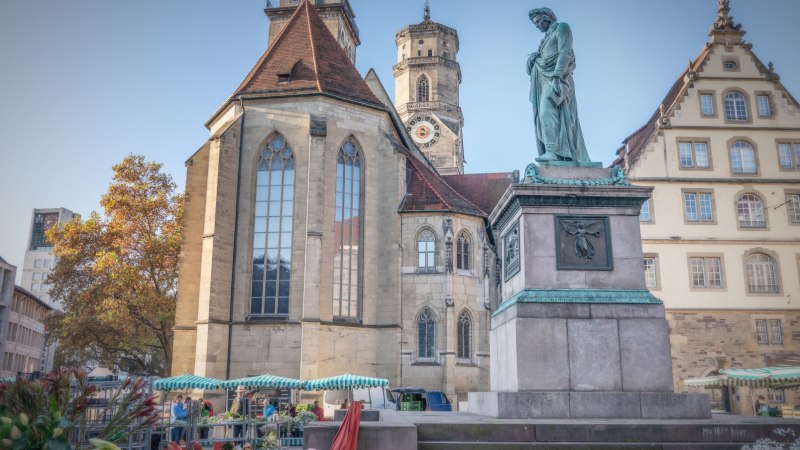 Schillerplatz Stuttgart, © SMG Martina Denker