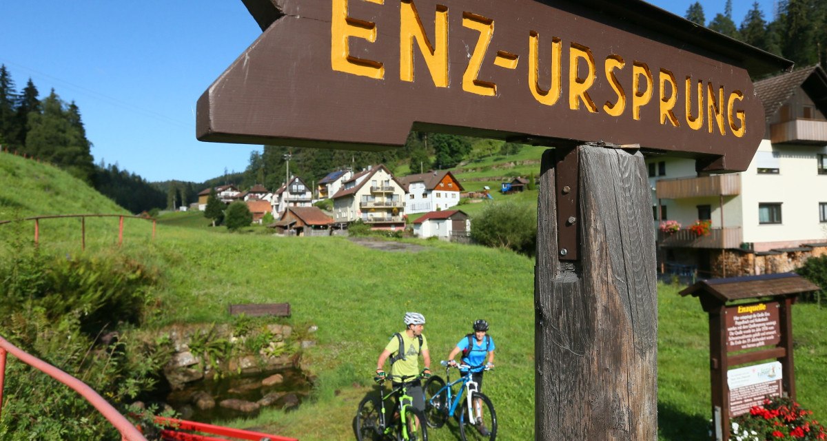 Start der Tour an der Enzquelle in Gompelscheuer, © Nördlicher Schwarzwald