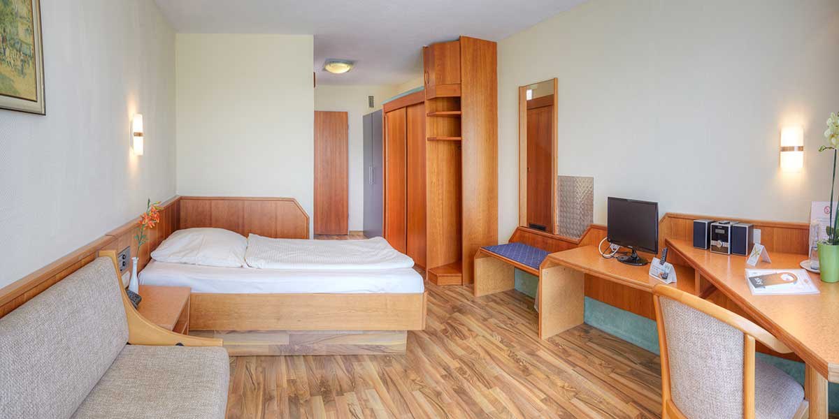 Einzelzimmer und Einzelzimmer Apartment, © Kemnater Hof GmbH