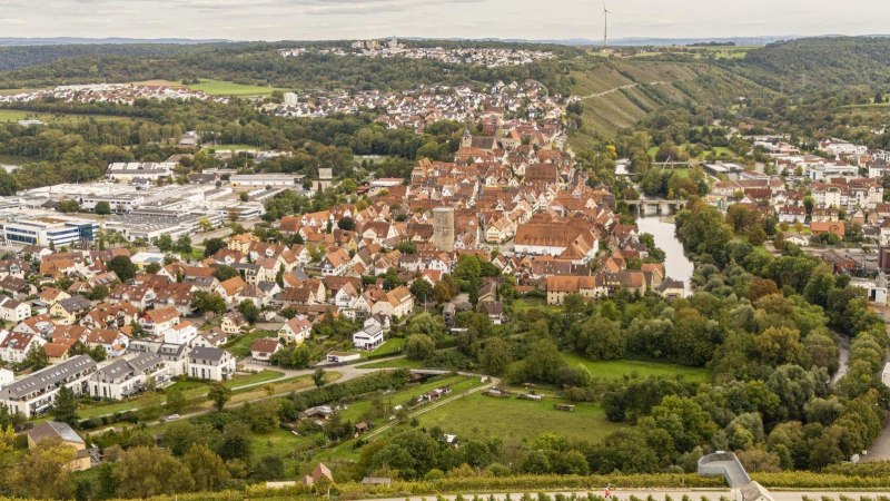 Blick auf Besigheim aus den Weinbergen, © SMG, Sarah Schmid