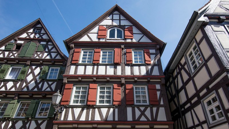 Mittig: Gottlieb Daimler Geburtshaus in Schorndorf, © Joachim Mende