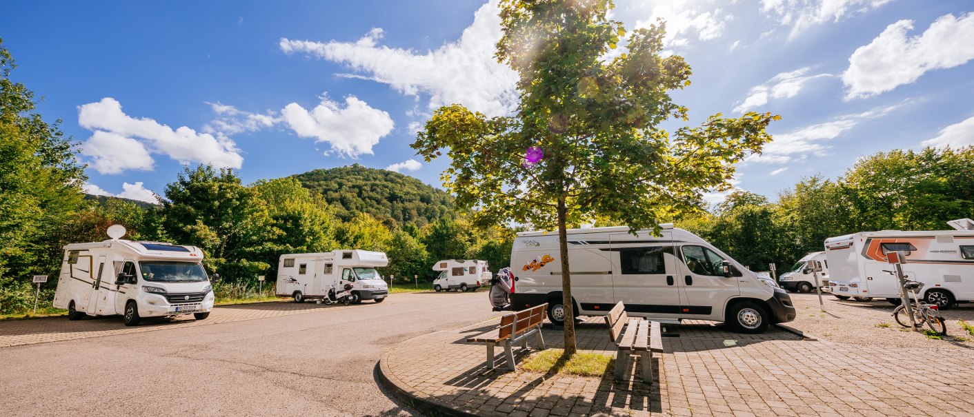 Wohnmobilstellplatz beim Kurzentrum Bad Urach, © Stuttgart-Marketing GmbH, Thomas Niedermüller