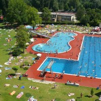 Luftaufnahme des Freibad Waiblingen, © Stadtwerke Waiblingen