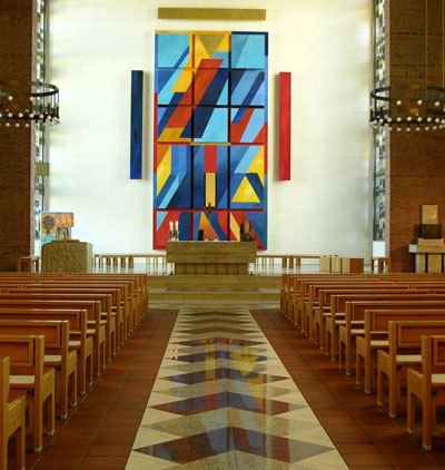 Altarbild in der Kirche St.Johannes Nürtingen