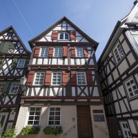 Dieses Fachwerkhaus in Schorndorf ist das Geburtshaus von Gottlieb Daimler, © Mende