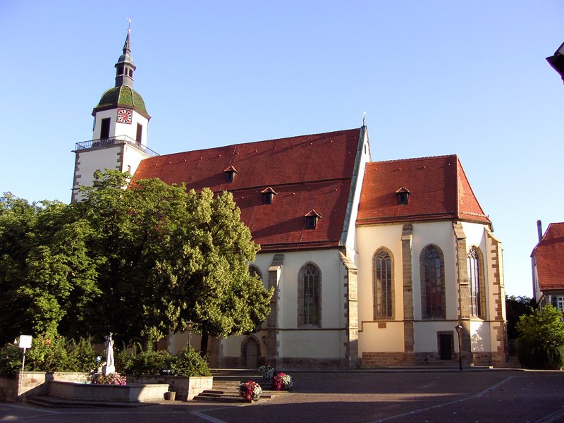 Die Peterskirche in Weilheim an der Teck