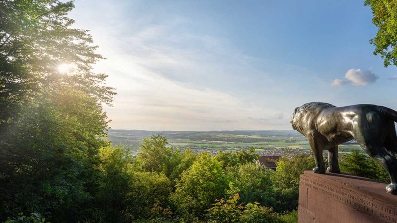 Gerlinger Löwe auf dem Schlossberg, © © Stuttgart-Marketing GmbH, Martina Denker