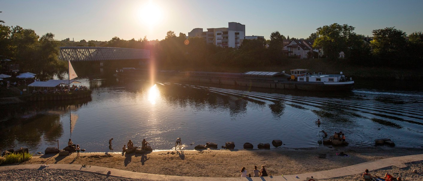 Neckarstrand in Remseck, © Stuttgart-Marketing GmbH, Achim Mende