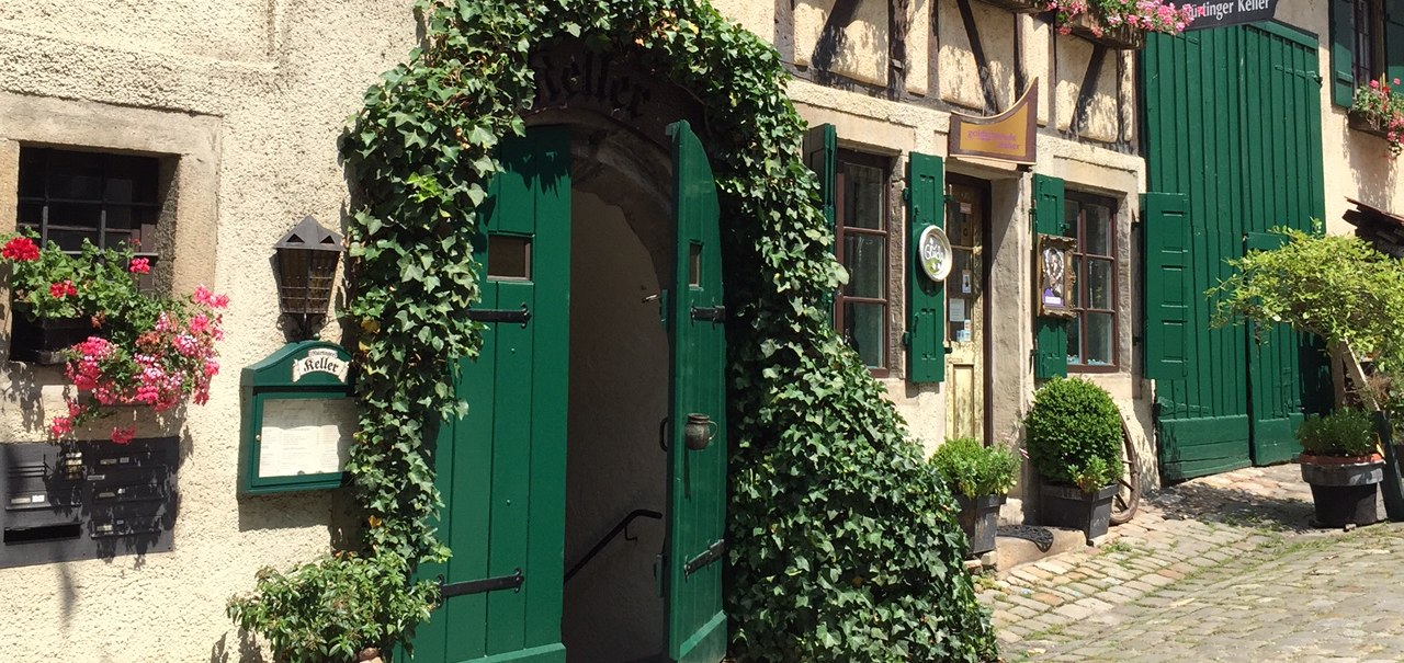 Schöner Eingangsbereich des Nürtinger Traditionslokals, © Stadt Nürtingen