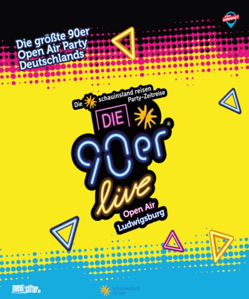 Die 90er Live! in Ludwigsburg, © EVENTSTIFTER GmbH