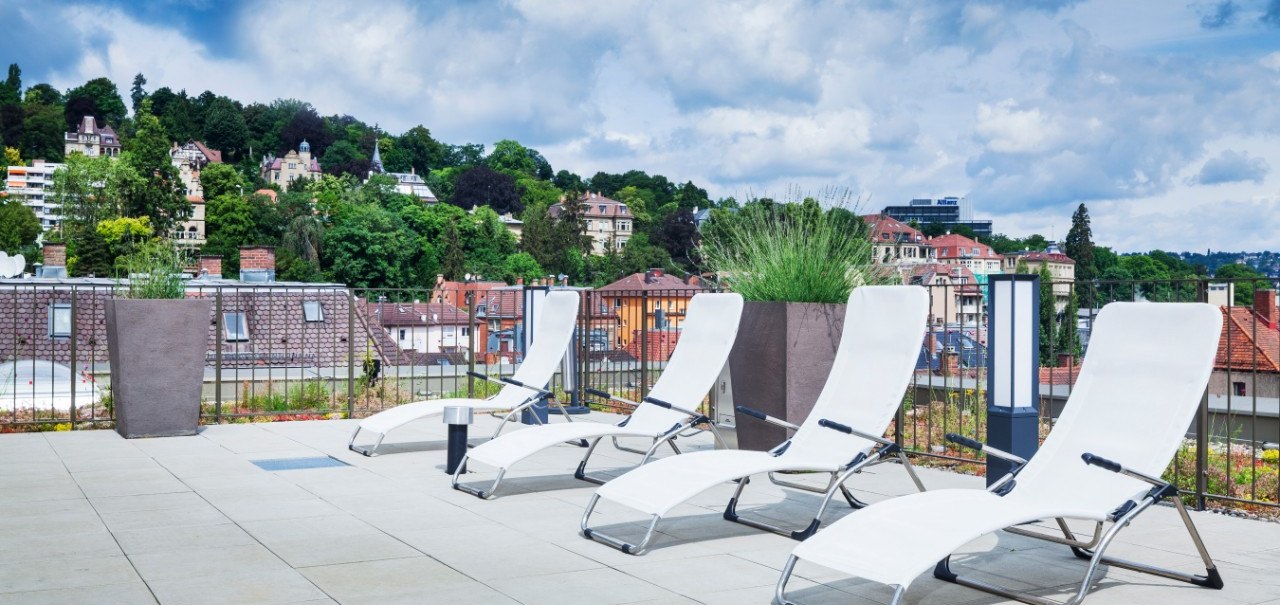 Outdoor terrace fitness, © Park Inn by Radisson Stuttgart