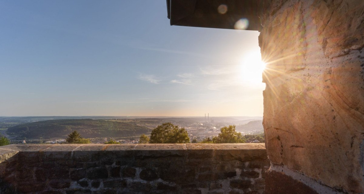 Abendstimmung auf dem Plochinger Albvereinsturm, © Martina Denker