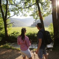 Blick Richtung der Wiesen im Maisental, © Bad Urach Tourismus