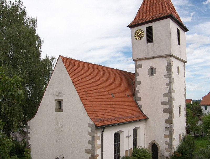 Die evangelische Kirche St. Gereon und Magaretha in Aichwald Aichschieß
