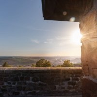 Abendstimmung auf dem Plochinger Albvereinsturm, © Martina Denker