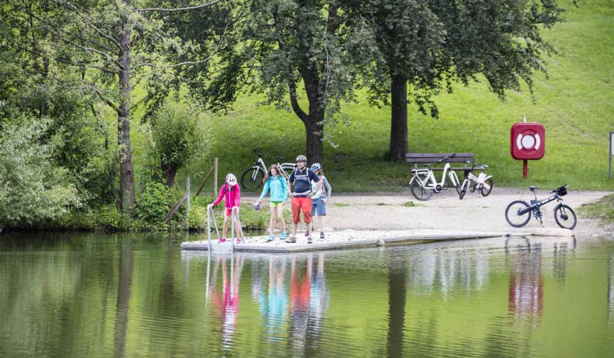 Stopp an den Bürgerseen Kirchheim unter Teck, © Schwäbische Alb Tourismusverband e.V.